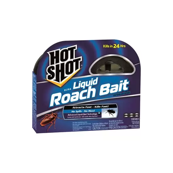 Hot Shot 4ct Mini Ultra Liquid Roach Bait