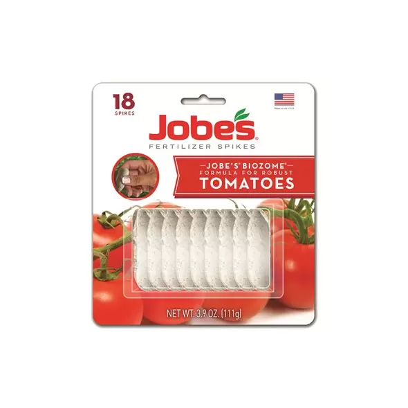 Jobes 18ct Tomato Fertilizer Spikes Blister Pack