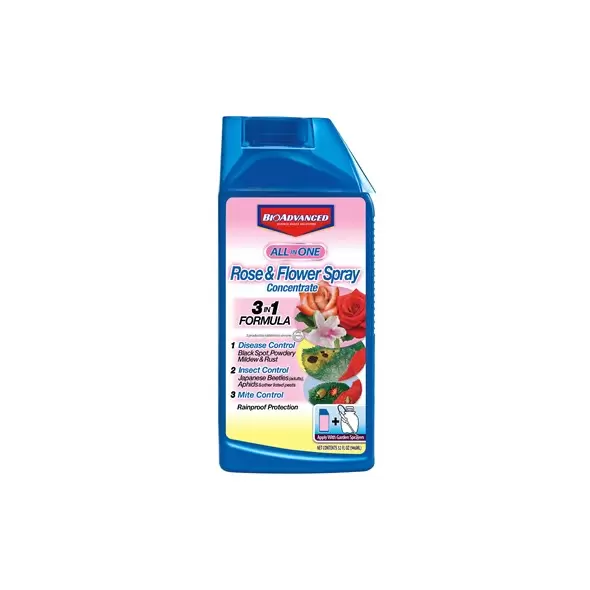 BioAdvanced 32oz All-In-One Rose & Flower Care Spray Concentrate (Keywords: Bayer ) OK for CT & MD