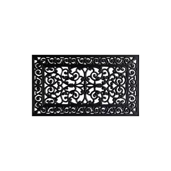 DHTG 22"x36" Extra Wide Tuff Wire Design Millenium Rubber Outdoor Doormat