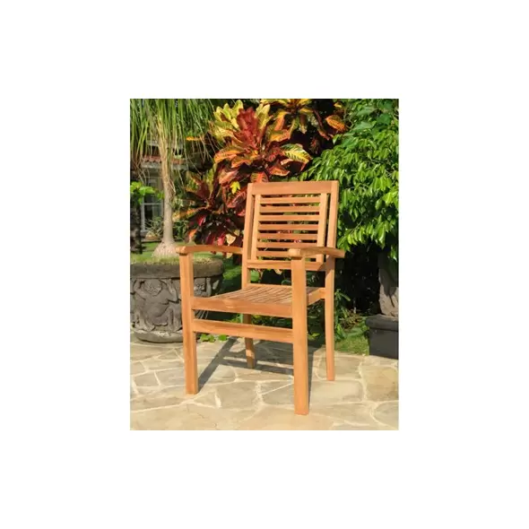 Gardener Select 2pk Teak Stacking Chairs
