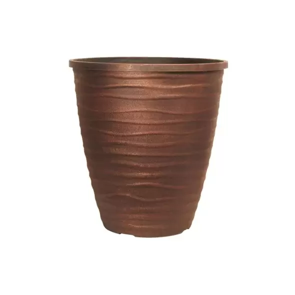 Grower Select 14.00 Tall Dune Planter Warm Copper 6.6gal 14/CS - 14in OD X 15in H