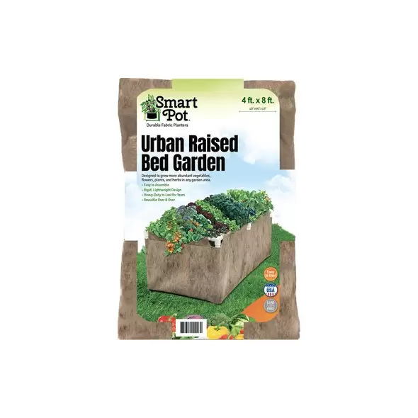 Smart Pot PVC Ready Raised Bed Liner Natural 4x8'