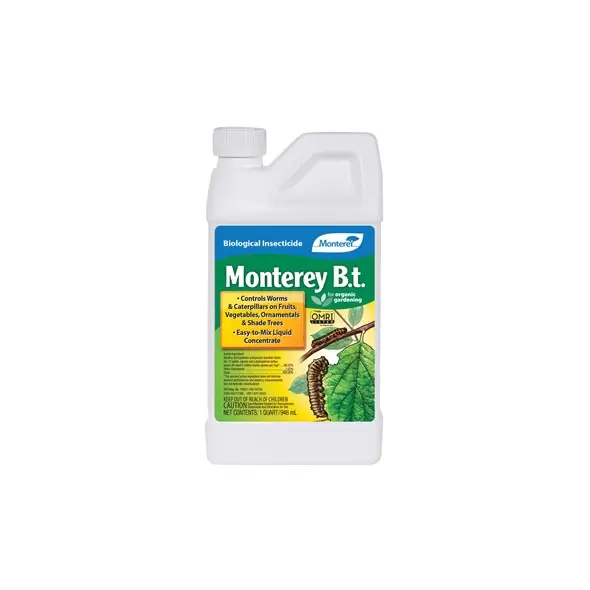 Monterey Qt B.t. Bacillus thuringiensis Biological Insecticide BT