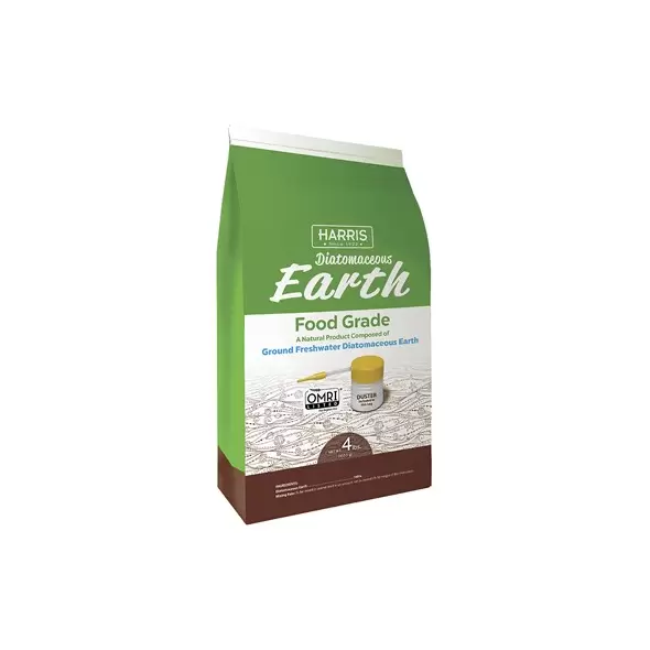 Harris 4lb Food Grade Diatomaceous Earth w/ Duster