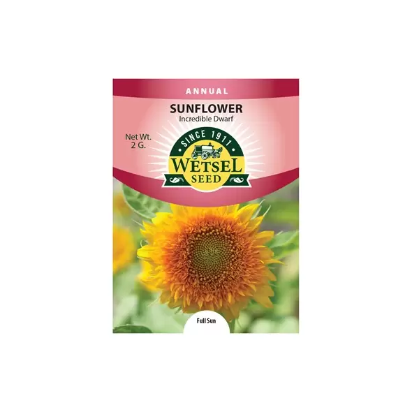 SUNFLOWER, INCREDIBLE DWARF 2 gram