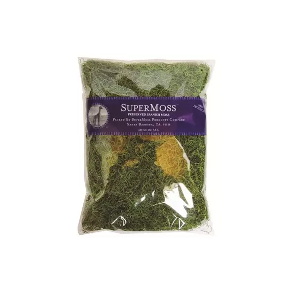 SuperMoss 8oz Spanish Moss Grass Green