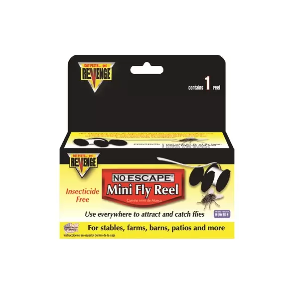 Bonide Revenge Mini Reel Kit Sticky Fly Tape