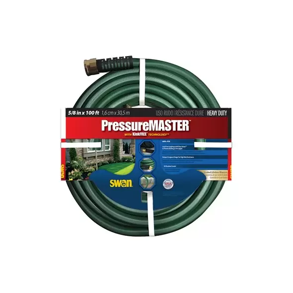 Swan 5/8"x100' Pressure Master Kink Free Hose