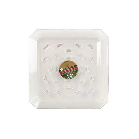 Plastec 14" Square Recycled Saucer