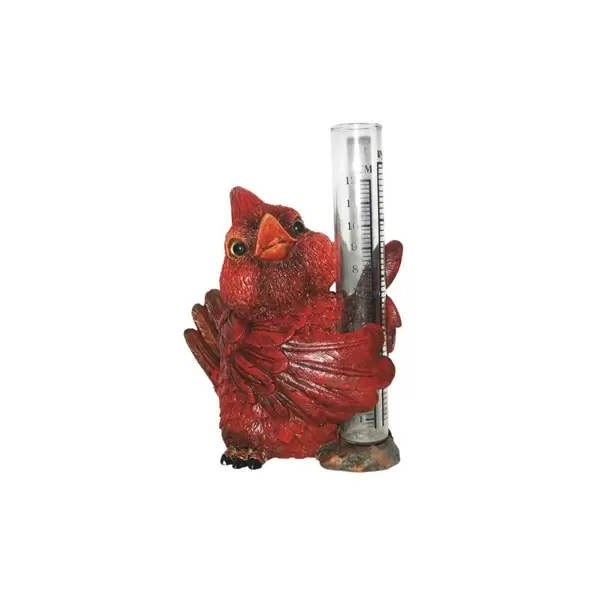 MCarr Red Bird Rain Gauge