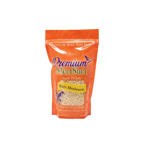 Unipet 19.4oz Suet To Go Plus with Mealworm Ziplock Pack