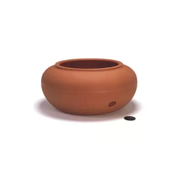 HC 21" Garden Hose Pot Terra Cotta Akro Mils
