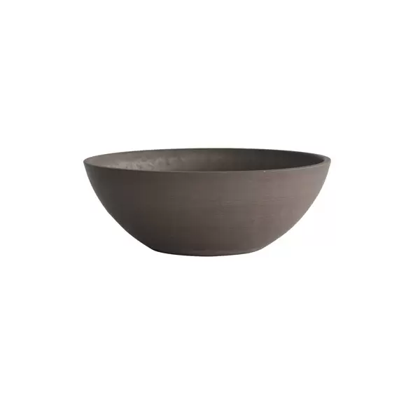 Algreen 10"x3.75" Bowl Planter Taupe