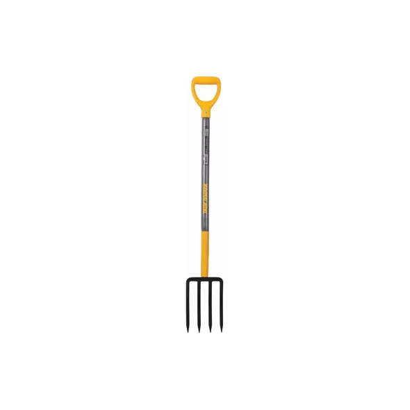 Ames True Temper 4 Tine Forge Spading Fork Wood Handle