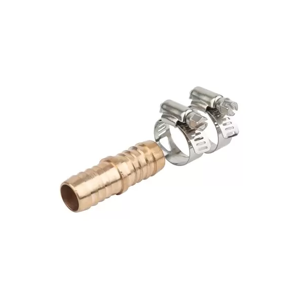 Melnor 5/8" Brass Hose Mender w/ Stainless Clamps