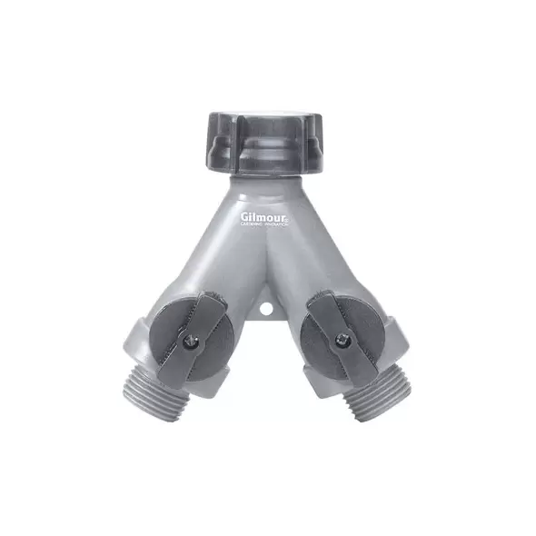 Gilmour Full Flow Dual Poly Shut Off w Nut