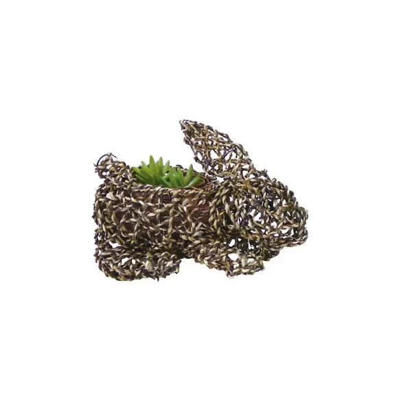 Gardener Select 11" Small Bunny Rattan Rope Topiary 12/CS