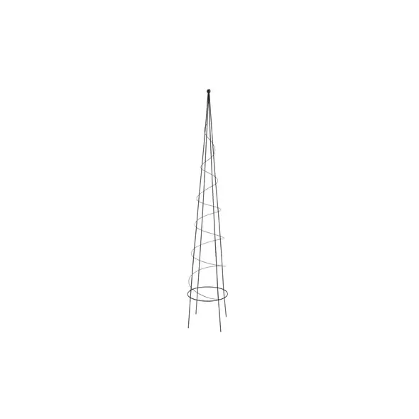Panacea 60" Spiral Obelisk Black