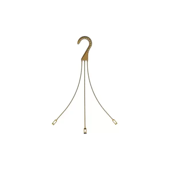 POPP MHJ 40 3 STRAND HANGER MOCHA 348/CS
