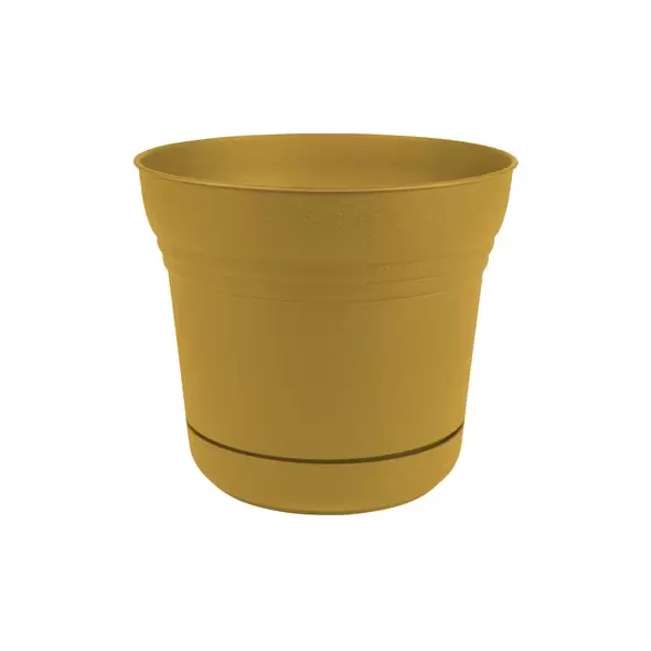 Bloem 10" Saturn Planter Earthy Yellow