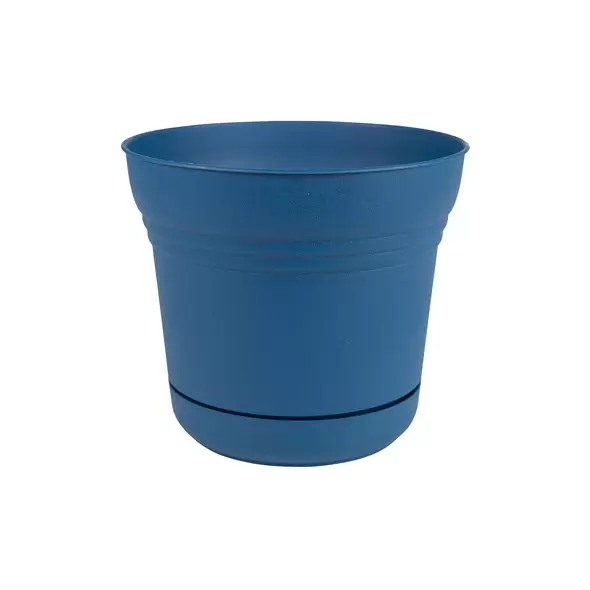 Bloem 10" Saturn Planter Classic Blue