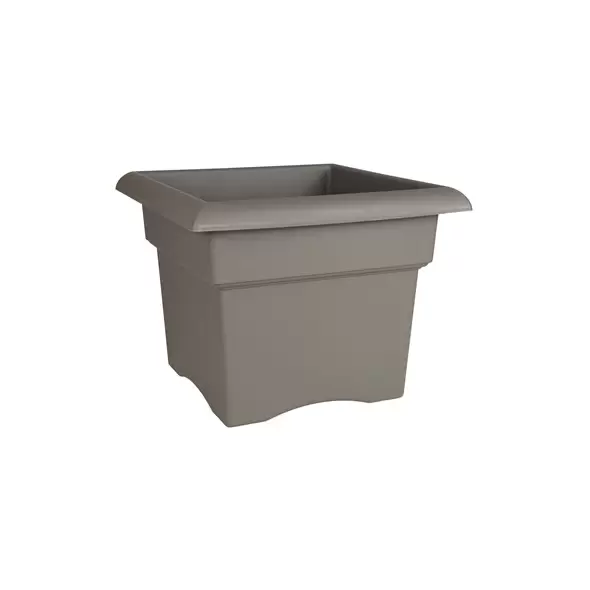 Bloem 18" Veranda Square Box Charcoal