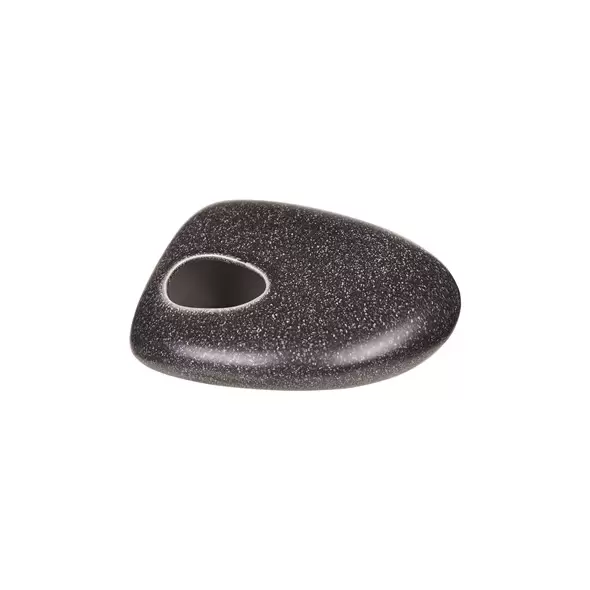 SSI 8" Pebble Planter Slate Black