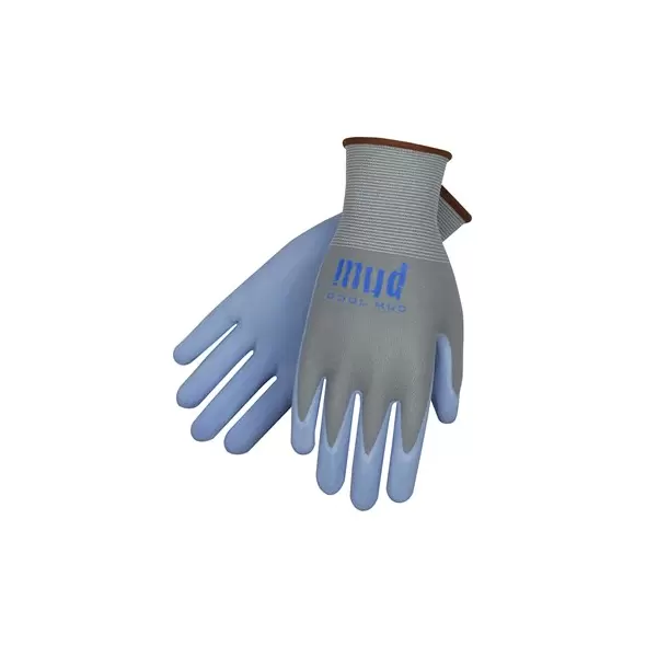 SWI Cool Mud Glove Glacier Blue Large Breathable Aloe Nitrile