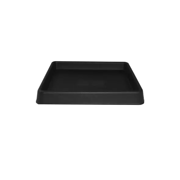 Tusco 11" Square Saucer Black