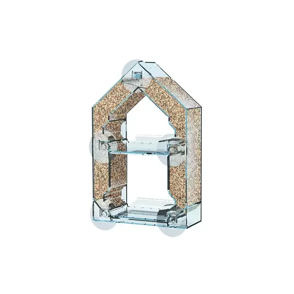 Woodlink Sneak-a-Peek Window Feeder House Design