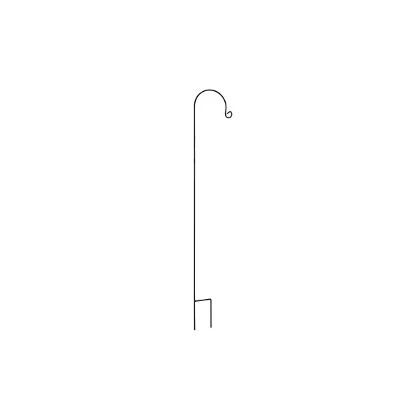 WSP 5.2" Twirled Border Hook