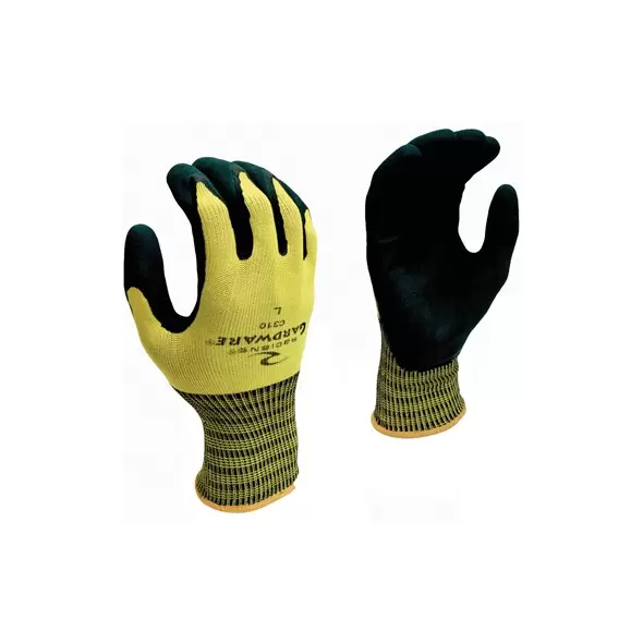 BGC Glove Gardware 13G Green Nylon Double Coat S
