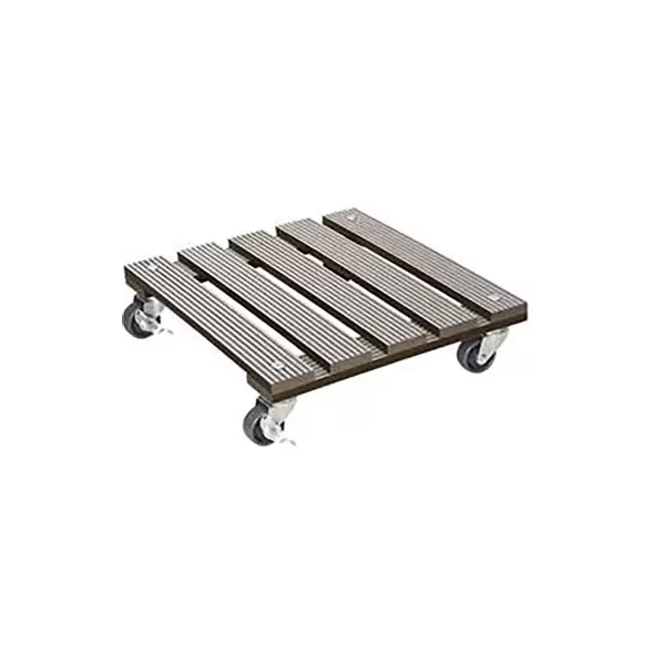 Wagner WPC Square Plant Caddy Taupe