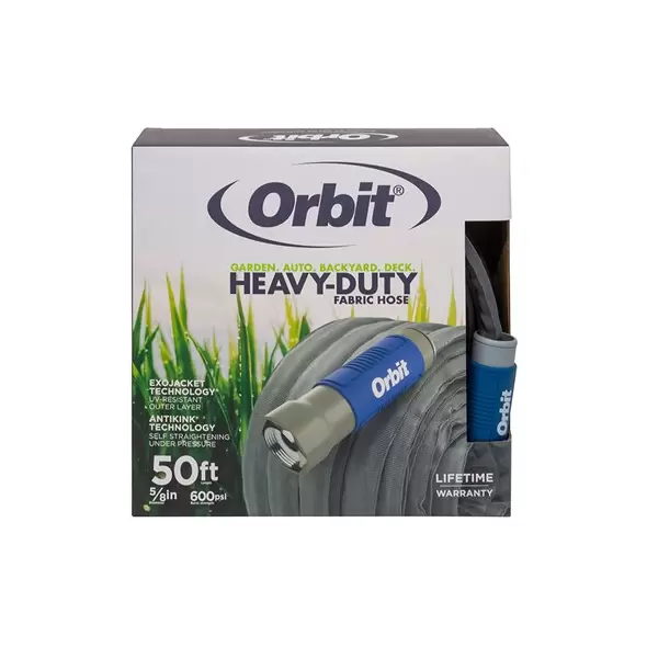 Orbit 50'x5/8" Heavy Duty Fabric Hose