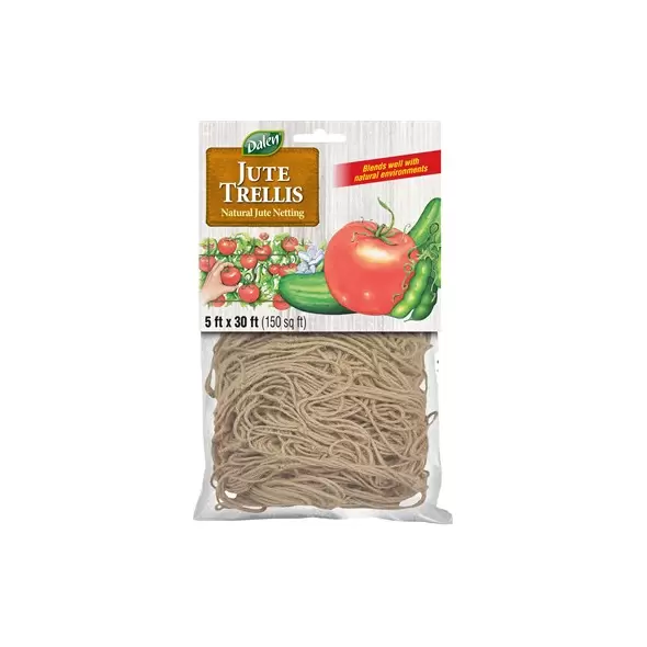 Dalen 5'x30' Jute Trellis 5" Mesh