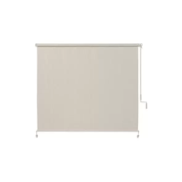Coolaroo 6'x8' Exterior Roll Shade Pebble 95% Shade