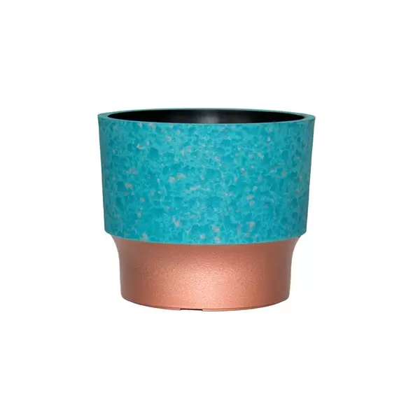 HC 7" Sprite Succulent Pot Faux Turquoise
