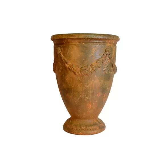 MCarr Liconfiber 42.3" X-Large Urn Planter Rust