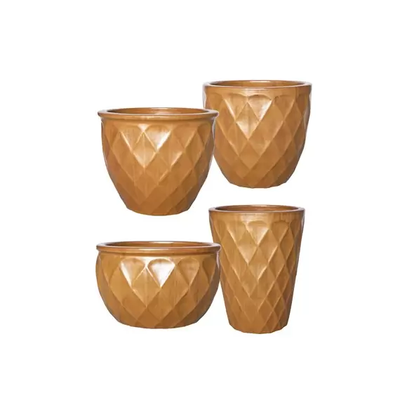 MCarr 25pc Teardrop Planter Pallet Matte Honey