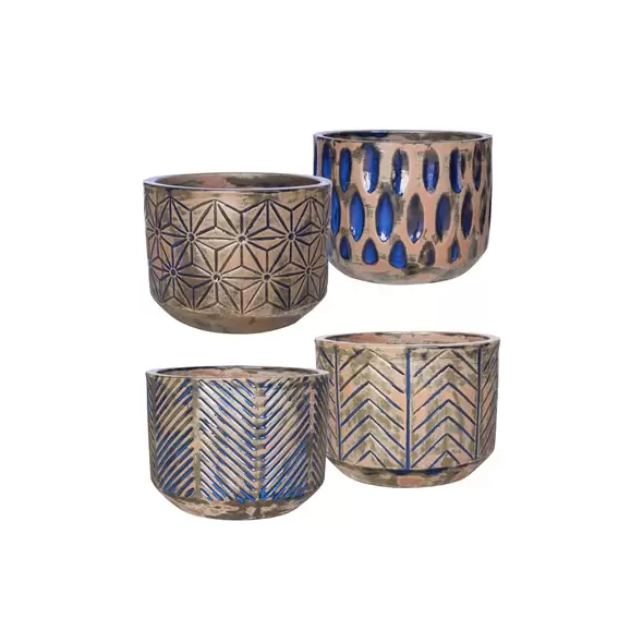 MCarr 32pc Mixed Planter Pallet Antique Admiral Blue
