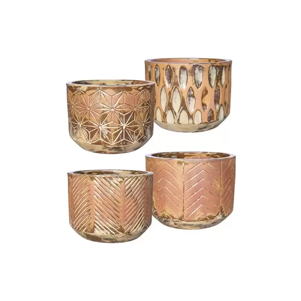 MCarr 32pc Mixed Planter Pallet Antique Yellow Cream