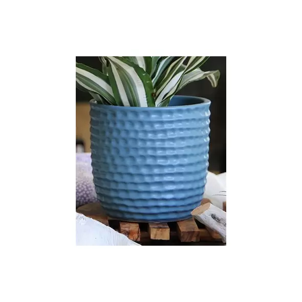 Palm Spring 9" Honey Comb Planter Lbl