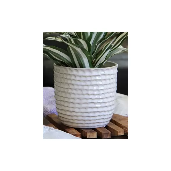 Palm Spring 9" Honey Comb Planter Ssl
