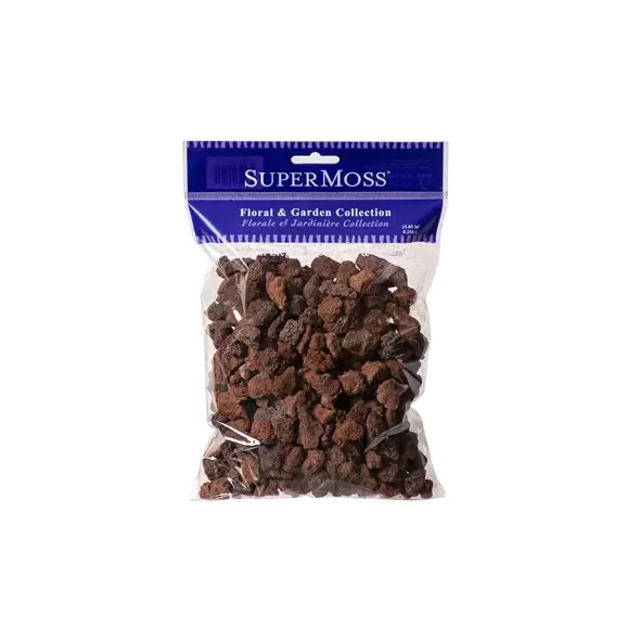 SuperMoss 3/8" Hort Lava Rock Red