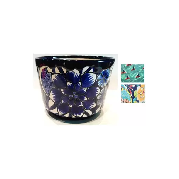 Talavera 7" Cylinder Pot