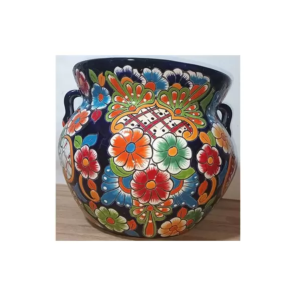 Talavera 12" Traditional Michoacana Pot