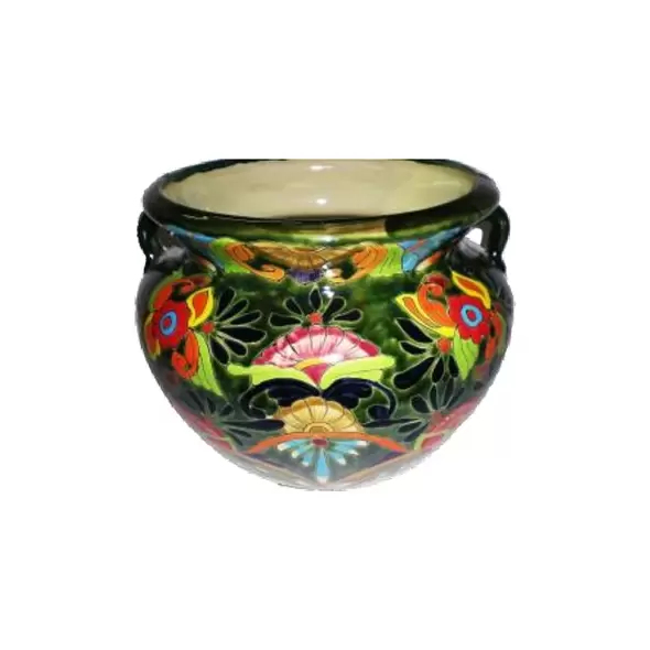 Talavera 12" Linda Michoacana Pot