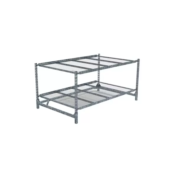 VRE 2 Level Bench 44"x72" With Adjustable Shelves