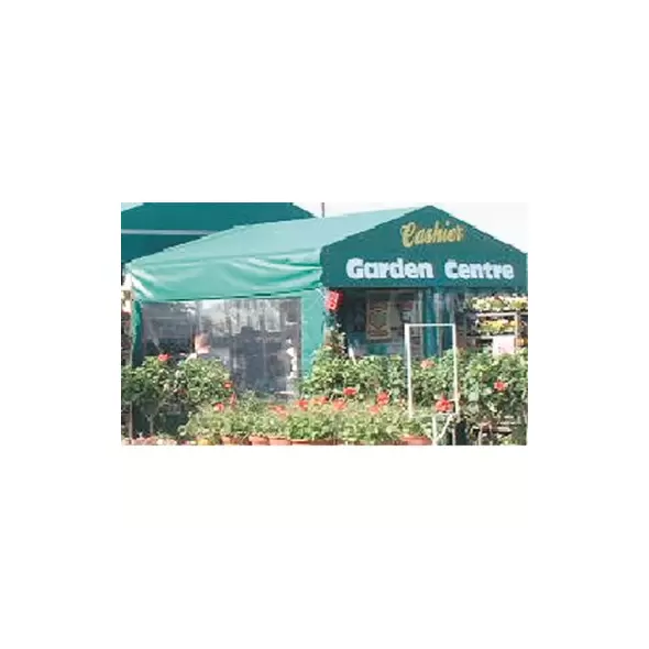 VRE 12x10x9 Cash Kiosk Vinyl Canopy & Clear Side Panels VRCASH1210